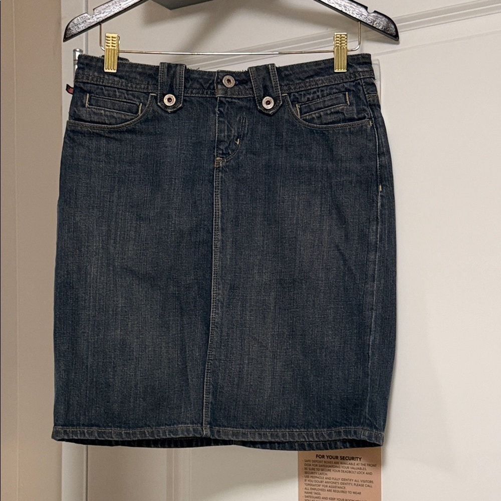 Polo by Ralph Lauren Dark Denim Pencil Skirt